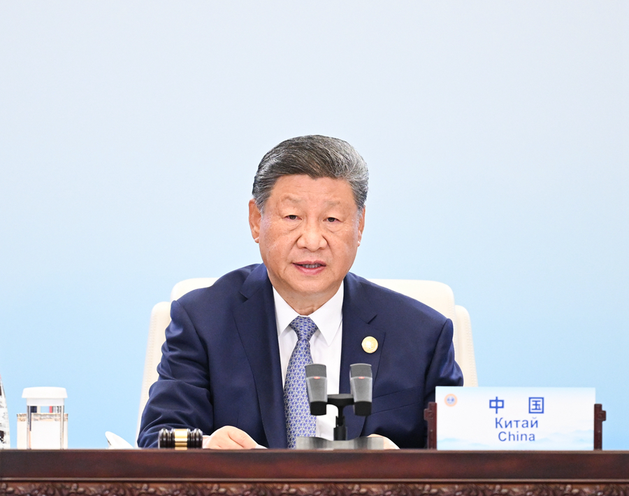 9月1日上午，上海合作組織成員國元首理事會第二十五次會議在天津梅江會展中心舉行。中國國家主席習(xí)近平主持會議并發(fā)表題為《牢記初心使命　開創(chuàng)美好未來》的重要講話。